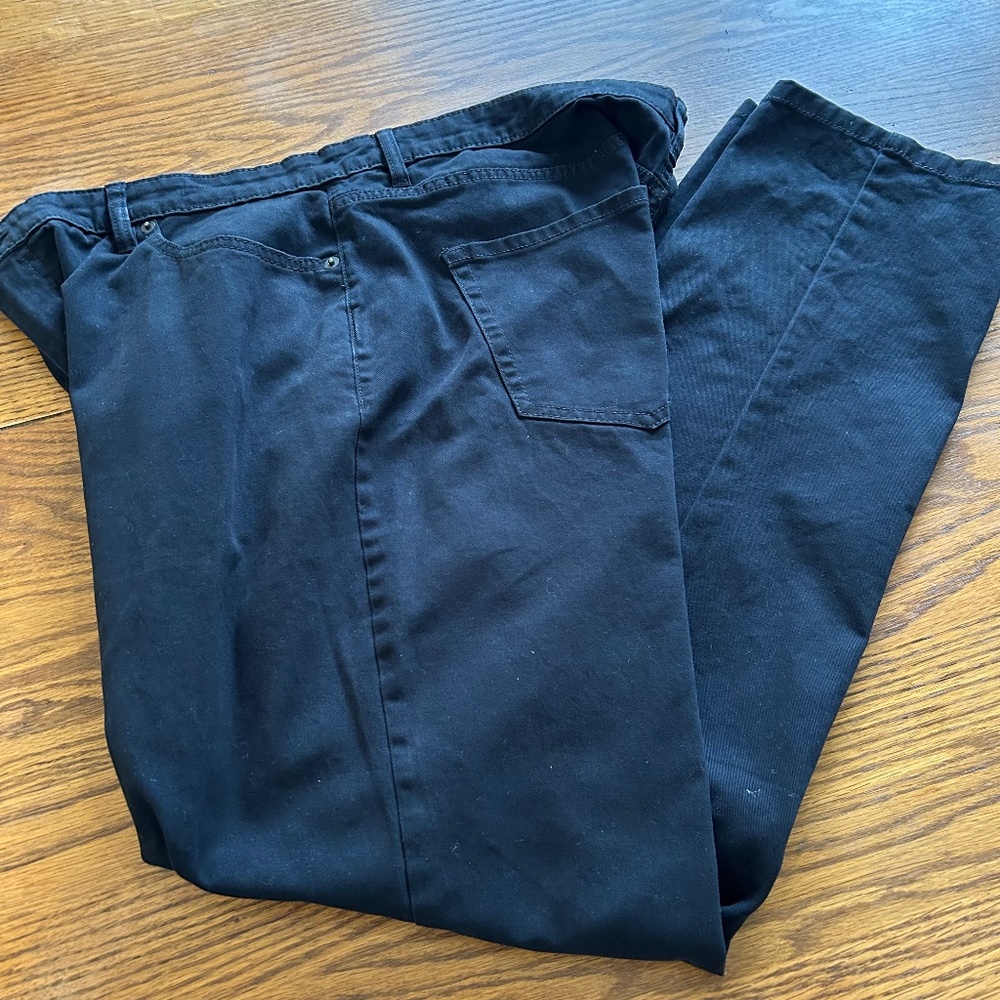 Amazon Essentials Men’s Long Pants 38W 32L Black